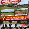 Lapangan Sepak Bola Desa Tanjung Mulya SP 9 Rusak Parah, Warga Minta Transparansi Sewa dan Perbaikan