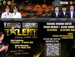 Total Hadiah Puluhan Juta Menanti, Pendaftaran Karang Taruna Got Talent 2026 Masih Dibuka bagi Talenta Muda Lampung Selatan