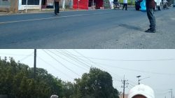 Mengurangi Resiko Dampak Abu Pulkanik DPD TOPAN RI Way Kanan Bagikan Masker Kepada Pengguna Jalan 