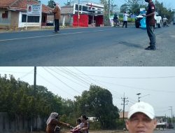 Mengurangi Resiko Dampak Abu Pulkanik DPD TOPAN RI Way Kanan Bagikan Masker Kepada Pengguna Jalan 