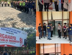 Pastikan Penyampaian Visi -Misi Calon Wakil Bupati Berjalan Kondusif, Polres Way Kanan Perkuat Pengamanan Gedung DPRD