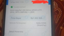 Dugaan Pungli Parkir Menguat di Lampung Utara, Setoran Masuk Rekening Pribadi Oknum UPTD