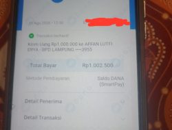 Dugaan Pungli Parkir Menguat di Lampung Utara, Setoran Masuk Rekening Pribadi Oknum UPTD