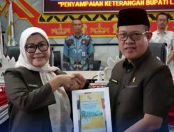 Wakili Bupati, Sekda Intji Indriati Hadiri Paripurna Pembahasan Raperda APBD Lampung Utara 2027