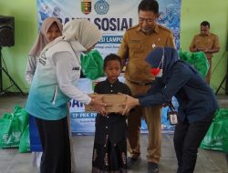 Gerakkan Kepedulian Sosial, TP PKK Provinsi Lampung Salurkan Bantuan di Kabupaten Lampung Selatan