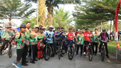 200 Peserta Padati Fun Bike HUT ke-35 Lampung Barat, Goweser dari 6 Kabupaten Ikut Ambil Bagian