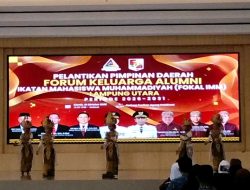 Pimpin FOKAL IMM Lampung Utara 2026–2031, Dr. Suwardi Resmi Dilantik di Gedung Pusiban Agung