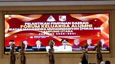 Pimpin FOKAL IMM Lampung Utara 2026–2031, Dr. Suwardi Resmi Dilantik di Gedung Pusiban Agung