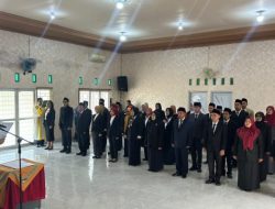 Rustam Effendi Lantik 24 Kepala UPTD Puskesmas dan 14 Pejabat Fungsional