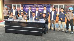 Konferensi Pers Polres Way Kanan Ungkap Kasus Tindak Pidana Curas Ranmor di 5 TKP dan Penyalahgunaan BBM yang Disubsidi Pemerintah