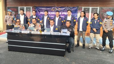 Konferensi Pers Polres Way Kanan Ungkap Kasus Tindak Pidana Curas Ranmor di 5 TKP dan Penyalahgunaan BBM yang Disubsidi Pemerintah