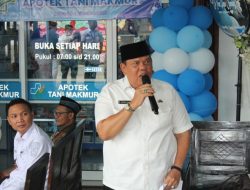 Wabup Azwar Hadi Hadiri Grand Opening Apotek Tani Makmur Desa Sidodadi Kecamatan Sekampung