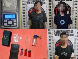 Ungkap Kasus Narkotika di Bumi Ratu, Polres Way Kanan Amankan Dua Terduga Pelaku dan Satu ABH Serta Sabu 1,31 Gram Sabu