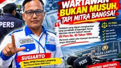 Wartawan Nelson Diduga Diintimidasi Saat Liputan, Sugi PPWI Lampung Desak Kapolda Usut Tuntas