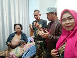 Idap Kanker Payudara, Ibu Rumah Tangga di Kotabumi Selatan Membutuhkan Uluran Tangan