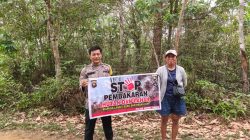 Menjaga Udara Tetap Bersih, Polisi dan Warga Balai Bersama Cegah Karhutla
