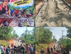 Warga Cor Jalan Utama, Sindir Bupati: Jangan Tanya Duitnya Dari Mana, Ujung-Ujungnya Swadaya Masyarakat 