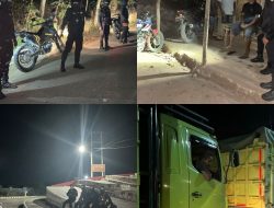Ajak Warga Manfaatkan Layanan 110, Sat Samapta Polres Way Kanan Gelar Patroli Malam di Umpu Bhakti