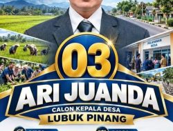 Dukungan Mengalir, Ari Juanda Nomor 03 Dinilai Paling Dekat Dengan Warga Warga Lubuk Pinang