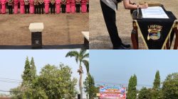 Polres Way Kanan Gelar Upacara Sertijab Kasatlantas, Kasattahti, Kasipropam, Kapolsek Kasui, Kapolsek Pakuan Ratu dan pelantikan Kapolsek Buay