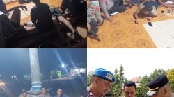 Perkuat Kamtibmas, Kapolsek Negara Batin Cek Pos Kamling di Kota Jawa