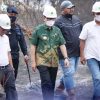 Cegah Kebakaran Susulan, Bupati Hamartoni Ahadis Cek Lahan Terbakar di Abung Selatan