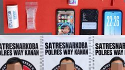 Satresnarkoba Polres Way Kanan Amankan Tiga Pria Diduga Terlibat Peredaran Sabu di Way Tuba