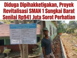 ‎Diduga Dipihakketigakan, Proyek Revitalisasi SMAN 1 Sungkai Barat Senilai Rp941 Juta Sorot Perhatian