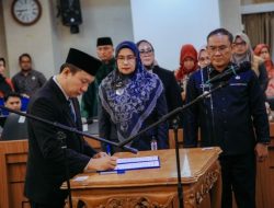 Pemprov Lampung Lantik Satu Pejabat Pimpinan Tinggi Pratama dan Dua Pejabat Fungsional, Sekdaprov Marindo Tekankan Penguatan Pembangunan Manusia
