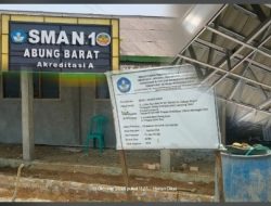 ​Proyek Revitalisasi SMAN 1 Abung Barat Diterpa Isu Mark-Up, Material Plafon Diduga Tak Ber-SNI