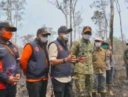 Gubernur Mirza Perkuat Penanganan Karhutla TNWK, Pemadaman Dikebut dan Kesehatan Warga Jadi Perhatian